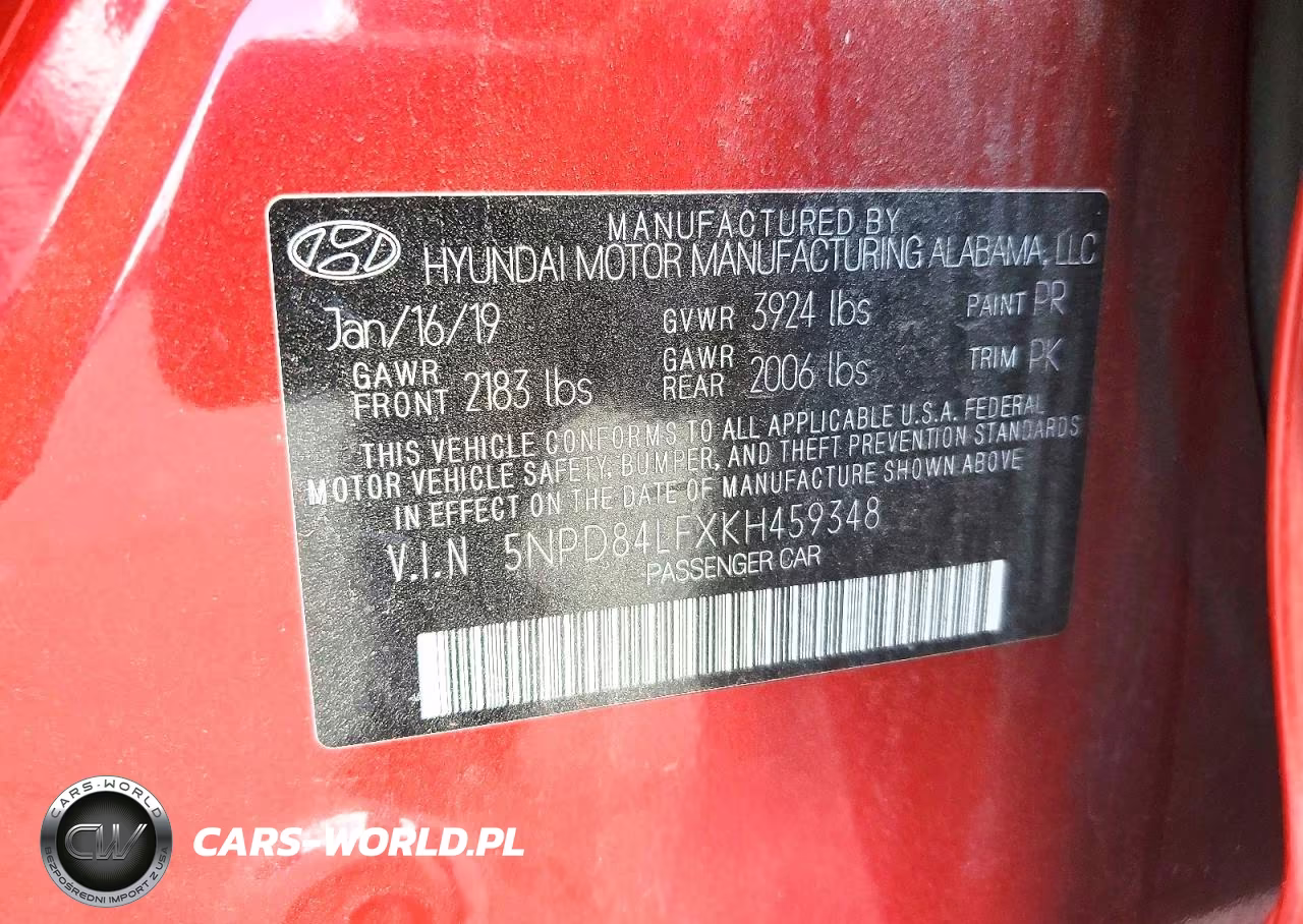 2019 Hyundai Elantra Value Edition VIN:5NPD84LFXKH459348 - 13