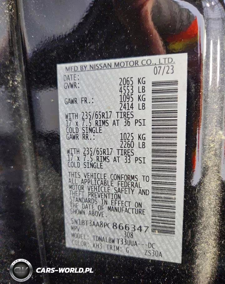 2023 Nissan Rogue S VIN:5N1BT3AA8PC866347 - 13