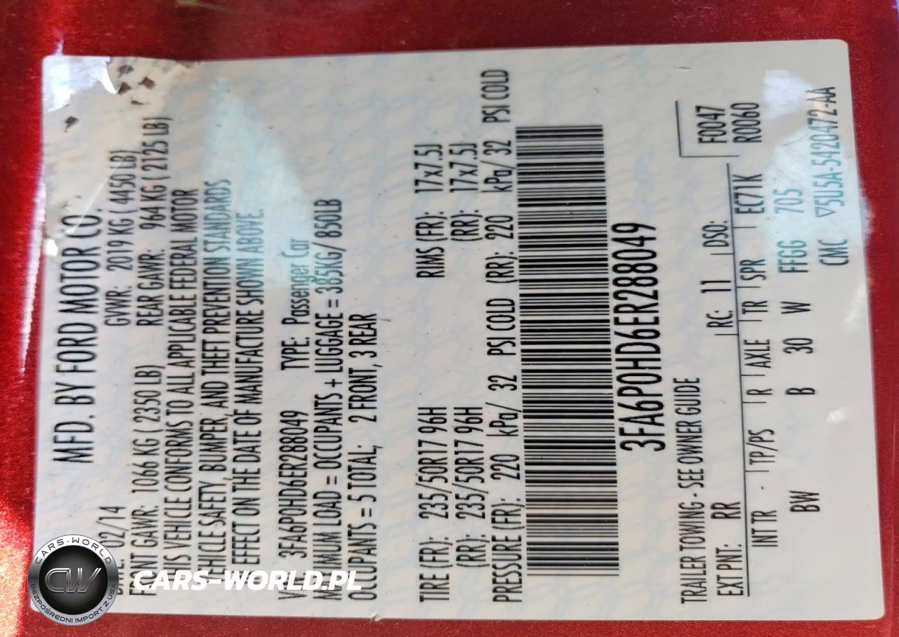 2014 Ford Fusion Se VIN:3FA6P0HD6ER288049 - 12