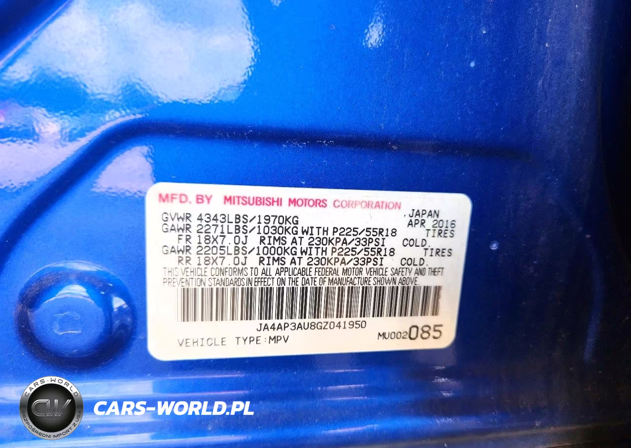 2016 Mitsubishi Outlander Sport Es VIN:JA4AP3AU8GZ041950 - 13