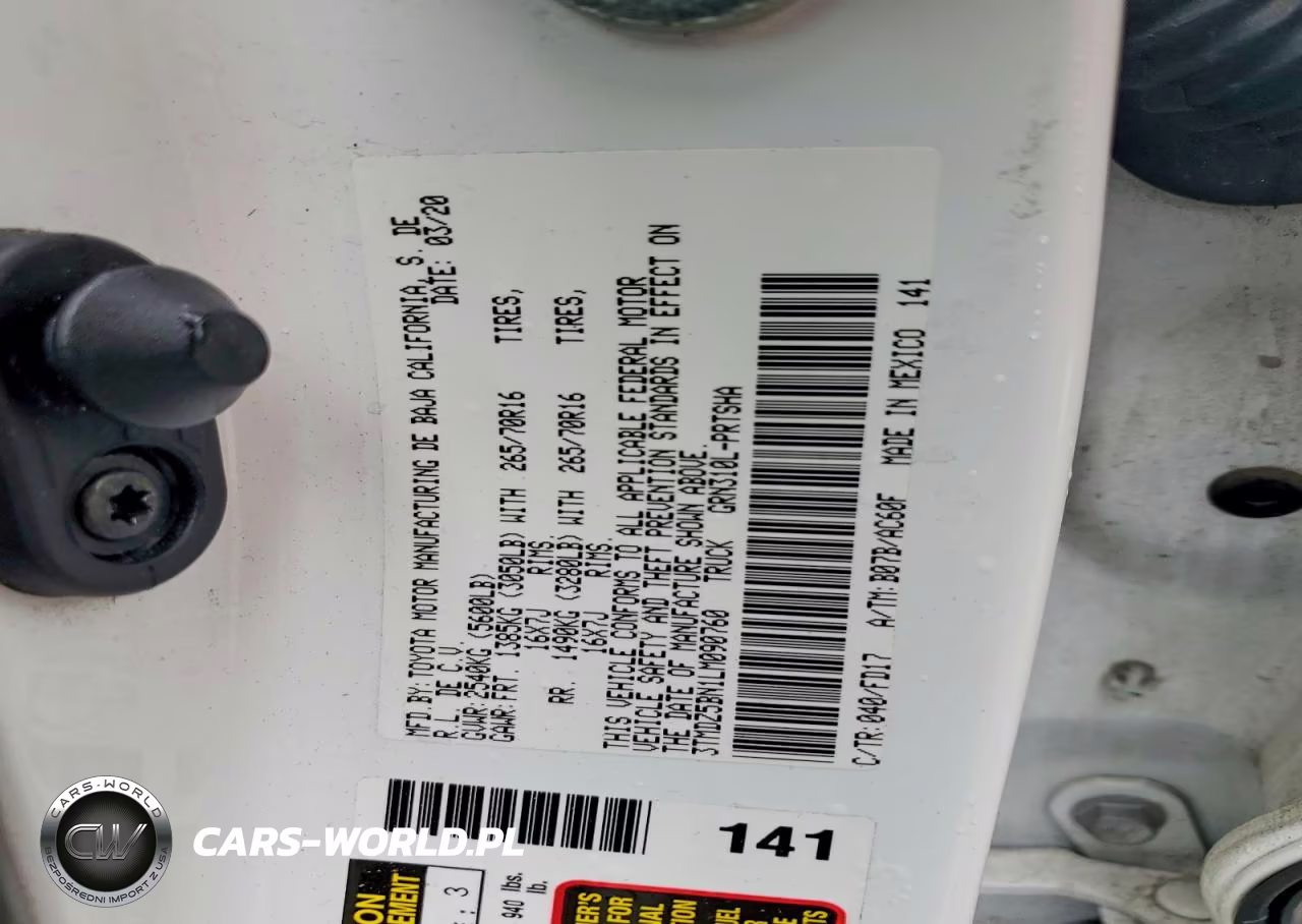 2020 Toyota Tacoma Trd Off-Road VIN:3TMDZ5BN1LM090760 - 12