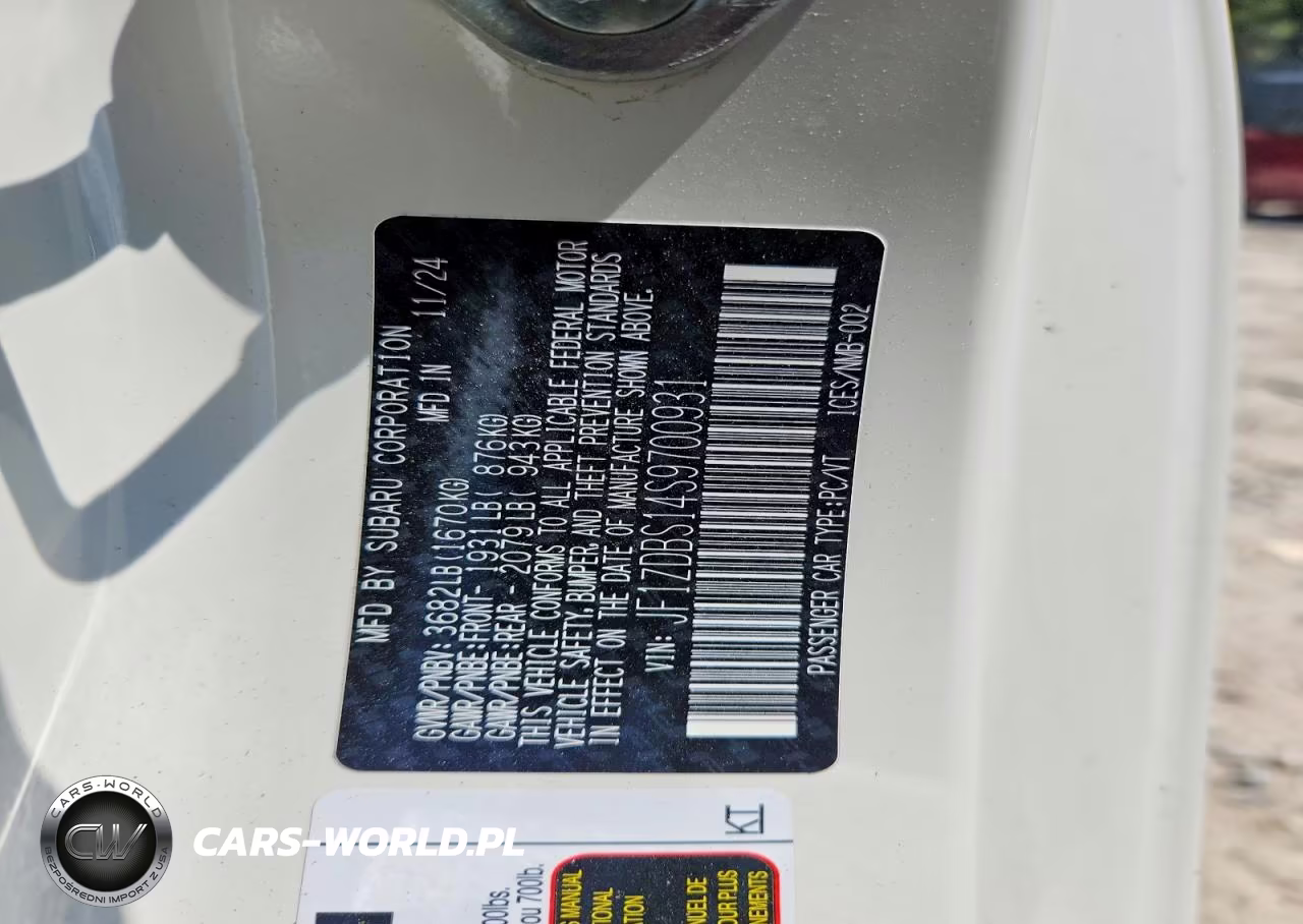 2025 Subaru Brz Ts VIN:JF1ZDBS14S9700931 - 13