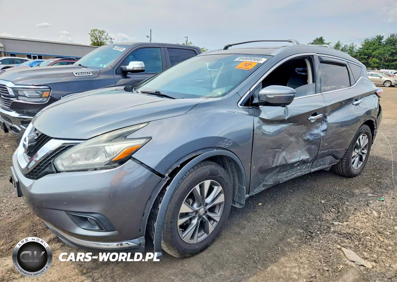 2015 Nissan Murano Sl VIN:5N1AZ2MHXFN217651 - 1