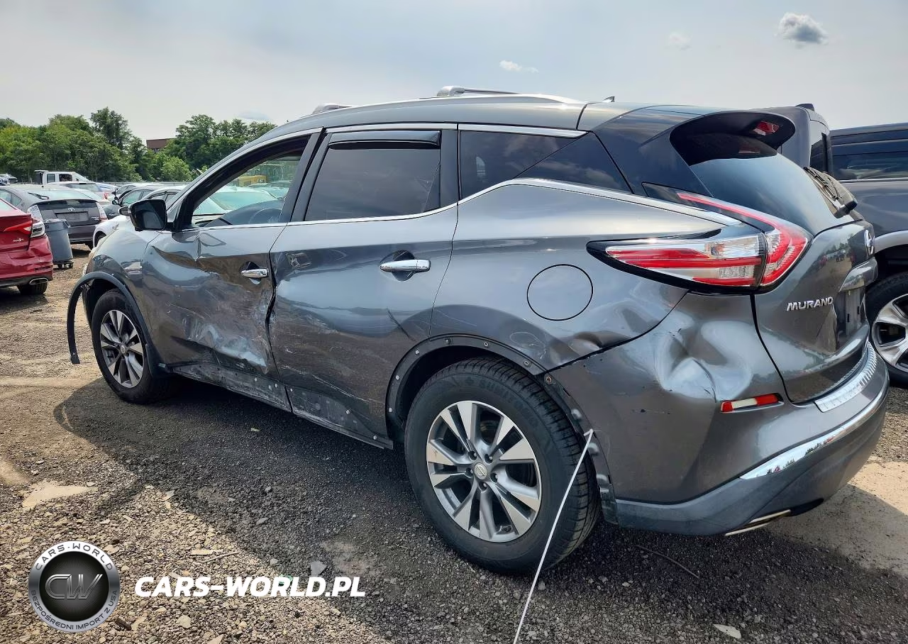 2015 Nissan Murano Sl VIN:5N1AZ2MHXFN217651 - 2