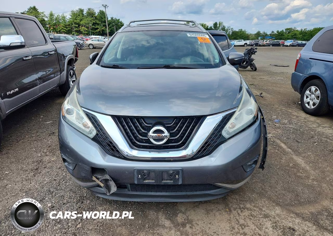 2015 Nissan Murano Sl VIN:5N1AZ2MHXFN217651 - 5