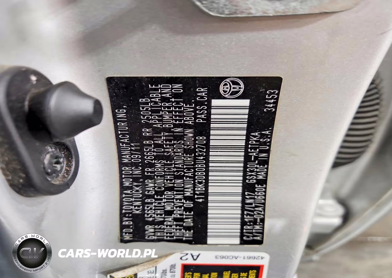 2011 Toyota Avalon Limited VIN:4T1BK3DB0BU432708 - 12