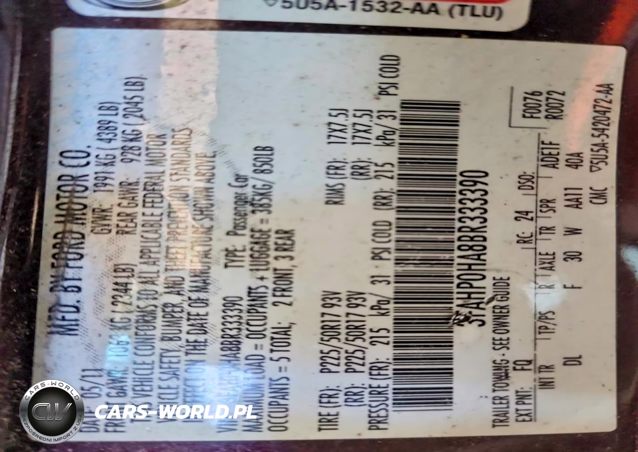 2011 Ford Fusion Se VIN:3FAHP0HA8BR333390 - 12