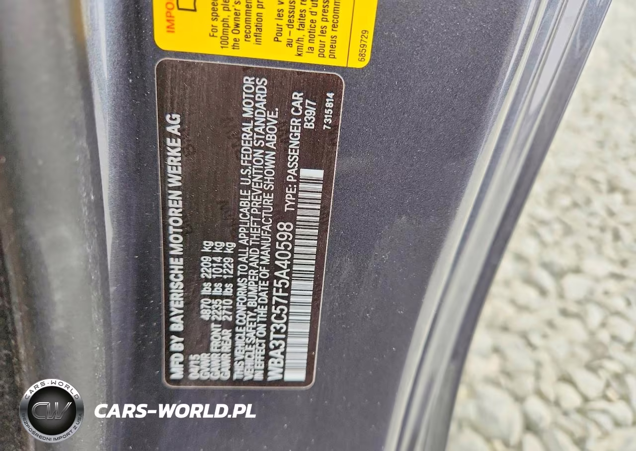 2015 BMW 435 I VIN:WBA3T3C57F5A40598 - 12