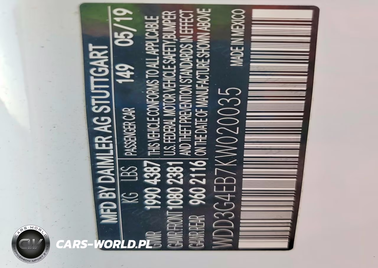 2019 Mercedes-Benz A 220 VIN:WDD3G4EB7KW020035 - 12