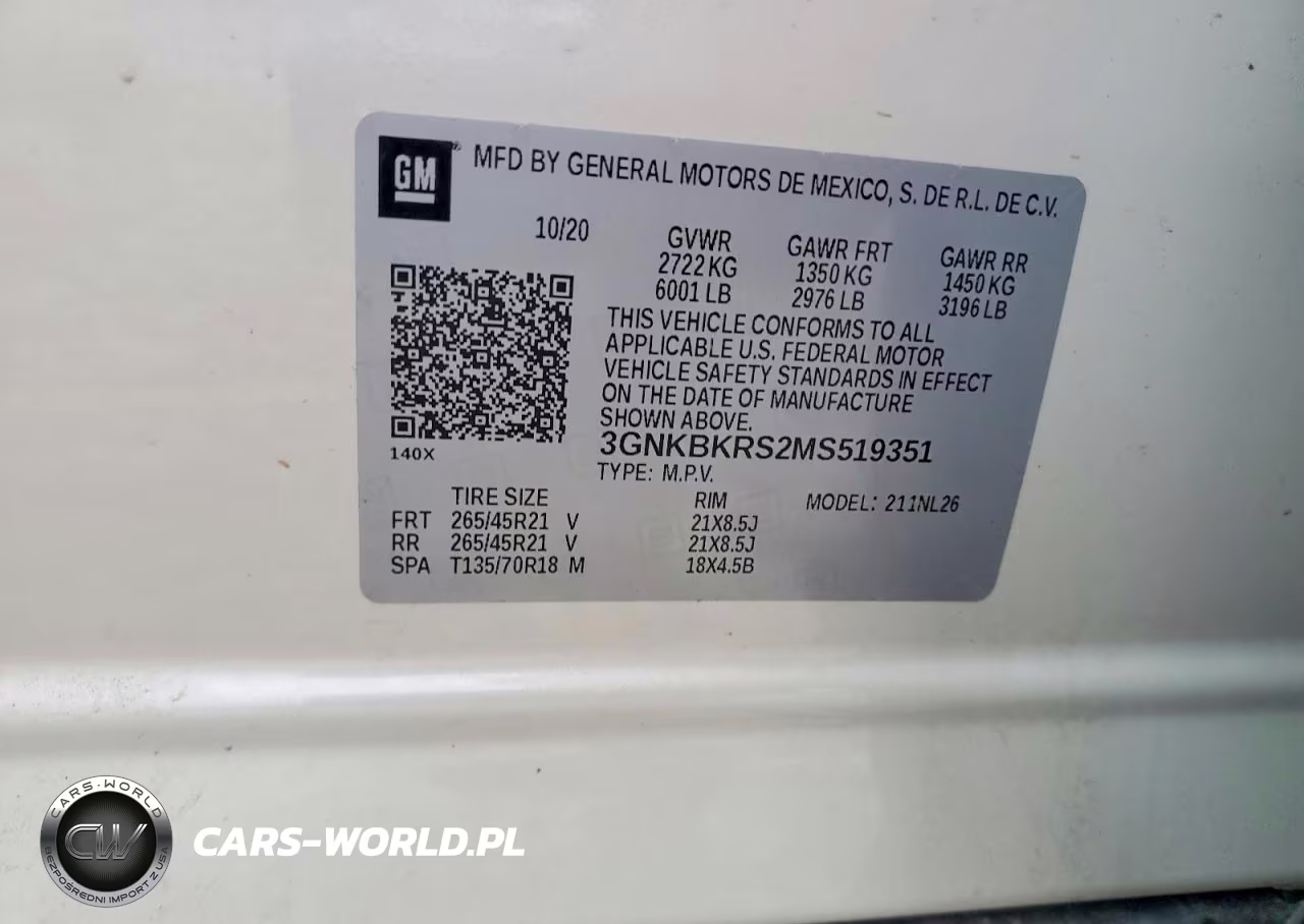 2021 Chevrolet Blazer Rs VIN:3GNKBKRS2MS519351 - 13
