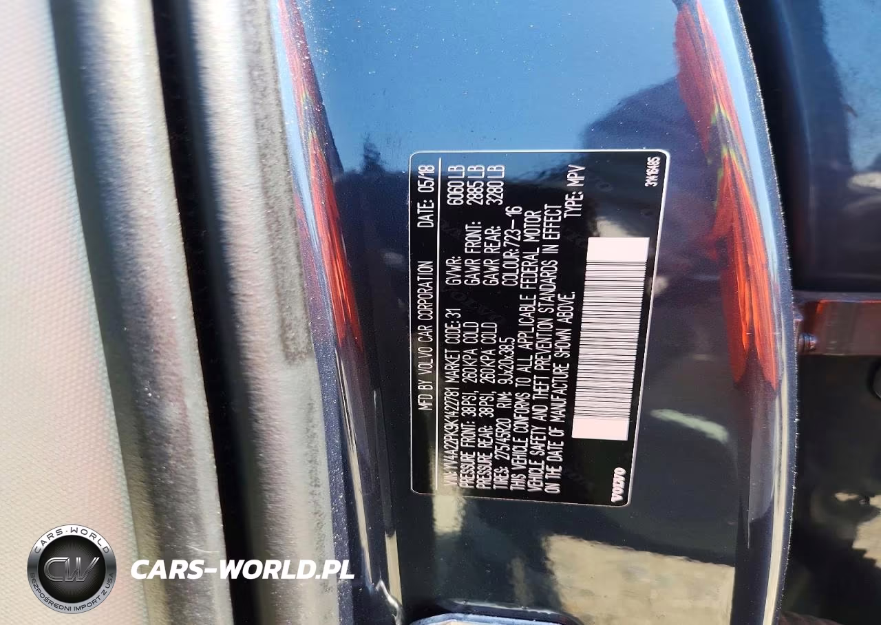2019 Volvo Xc90 T6 Momentum VIN:YV4A22PK9K1422781 - 13