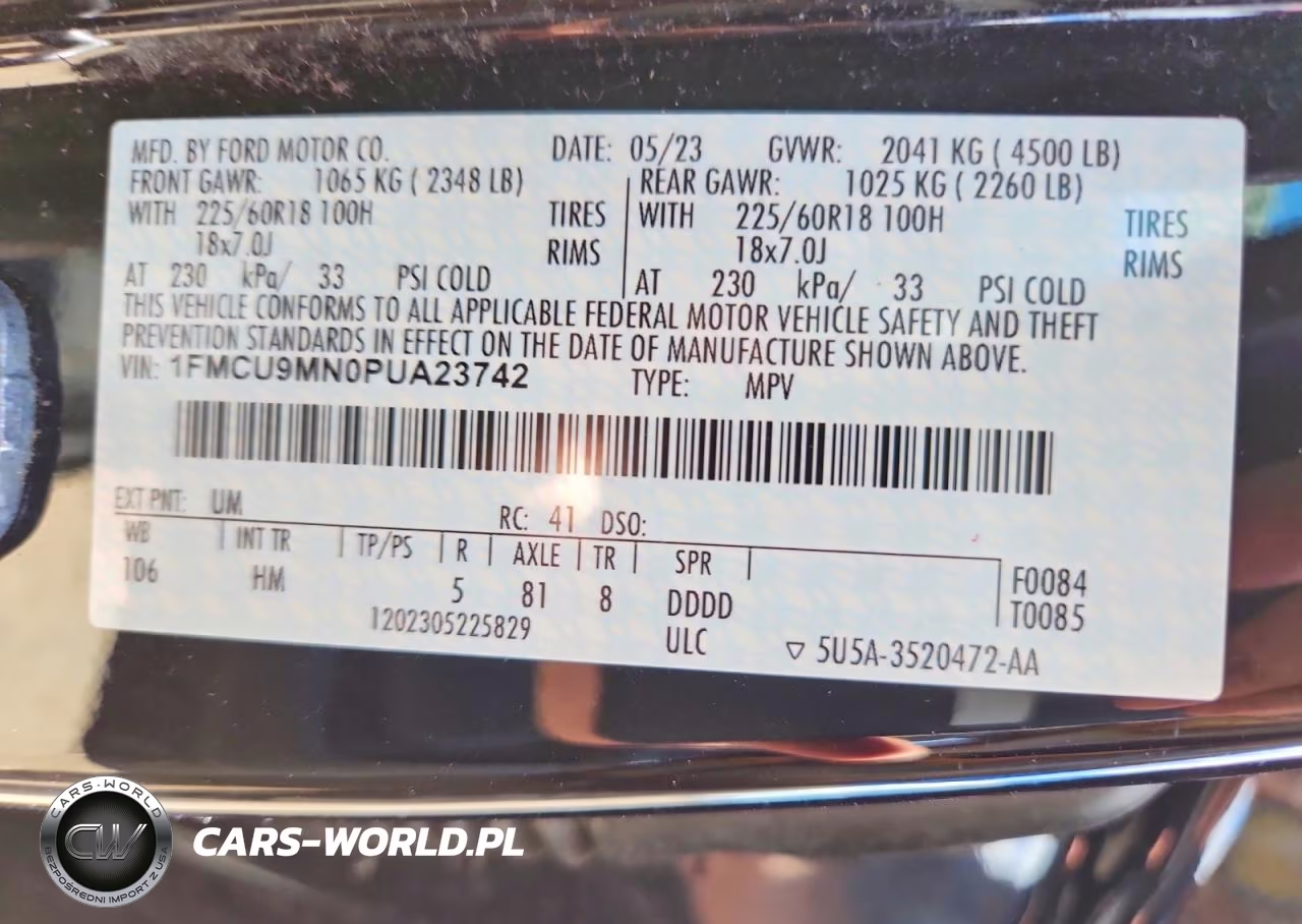 2023 Ford Escape St Line VIN:1FMCU9MN0PUA23742 - 12
