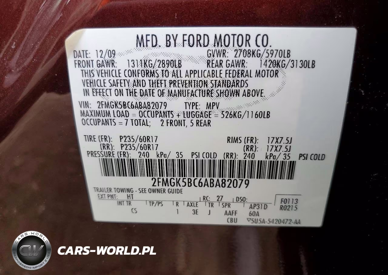 2010 Ford Flex Se VIN:2FMGK5BC6ABA82079 - 13