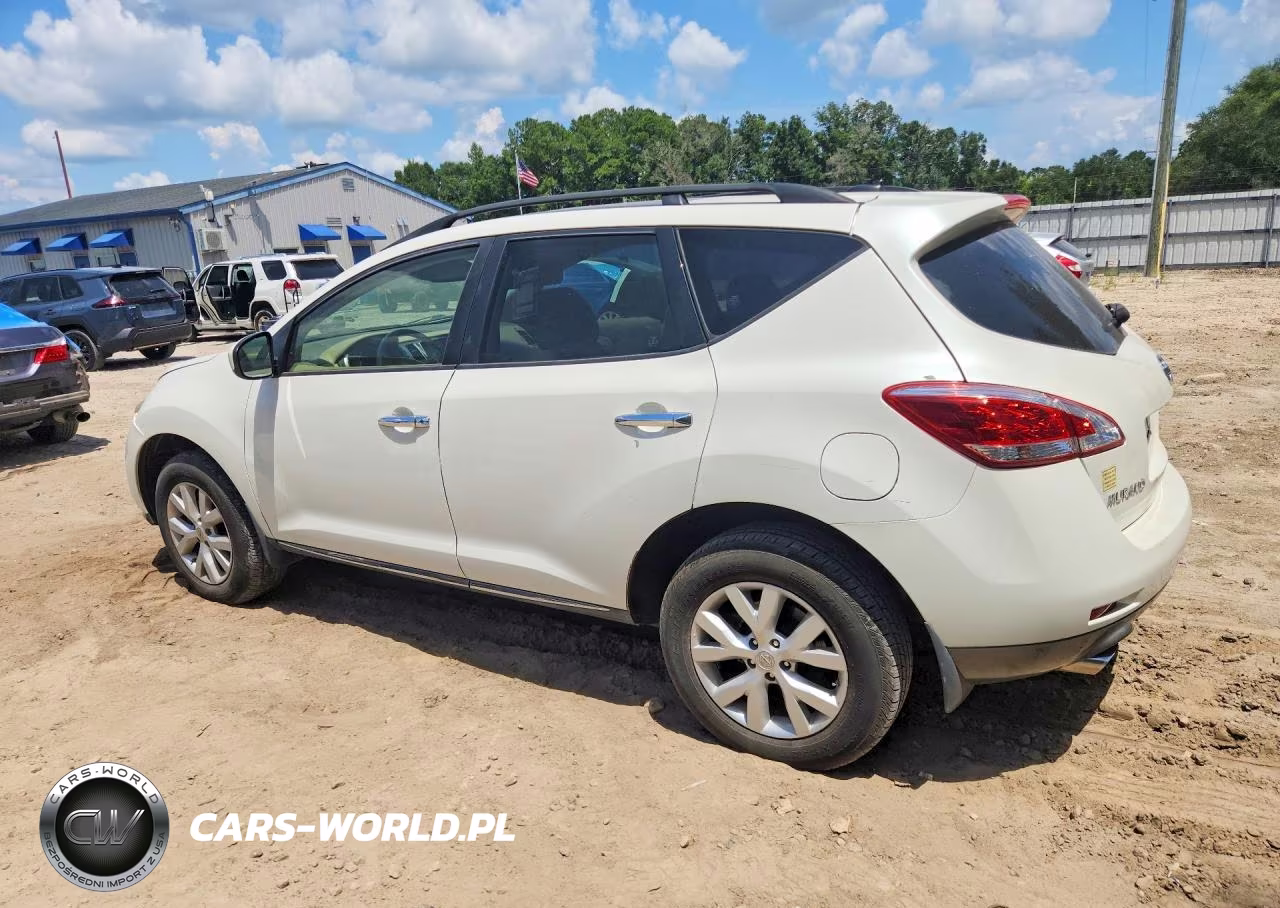 2014 Nissan Murano Sl VIN:JN8AZ1MU6EW420495 - 2