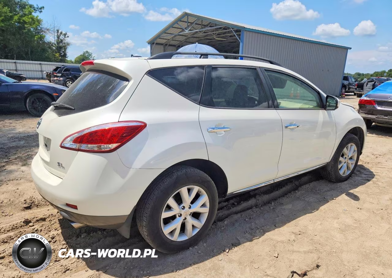 2014 Nissan Murano Sl VIN:JN8AZ1MU6EW420495 - 3