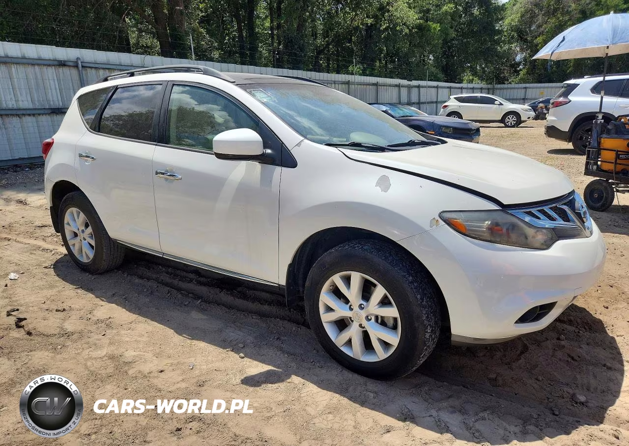 2014 Nissan Murano Sl VIN:JN8AZ1MU6EW420495 - 4