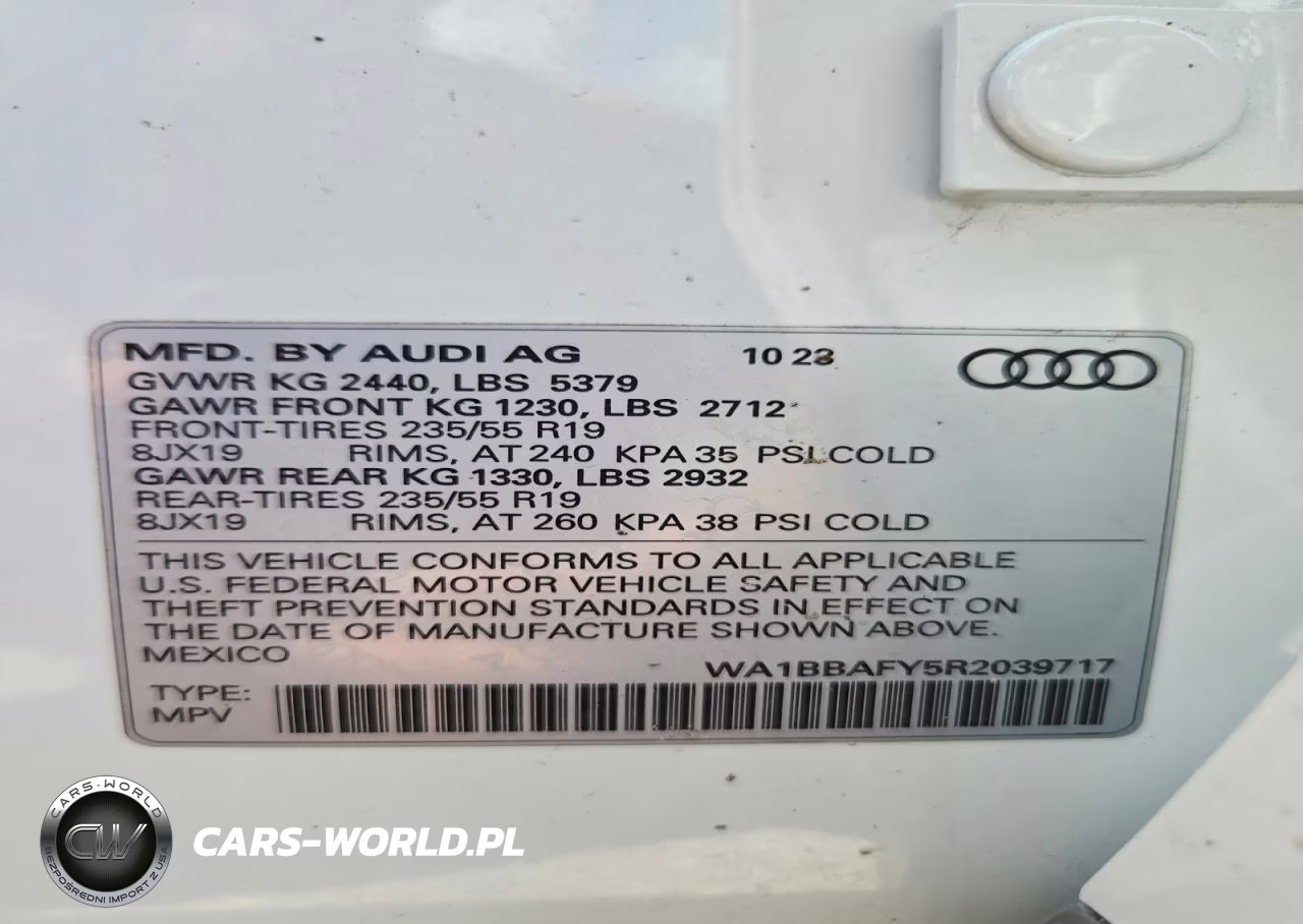 2024 Audi Q5 Premium Plus 40 VIN:WA1BBAFY5R2039717 - 14