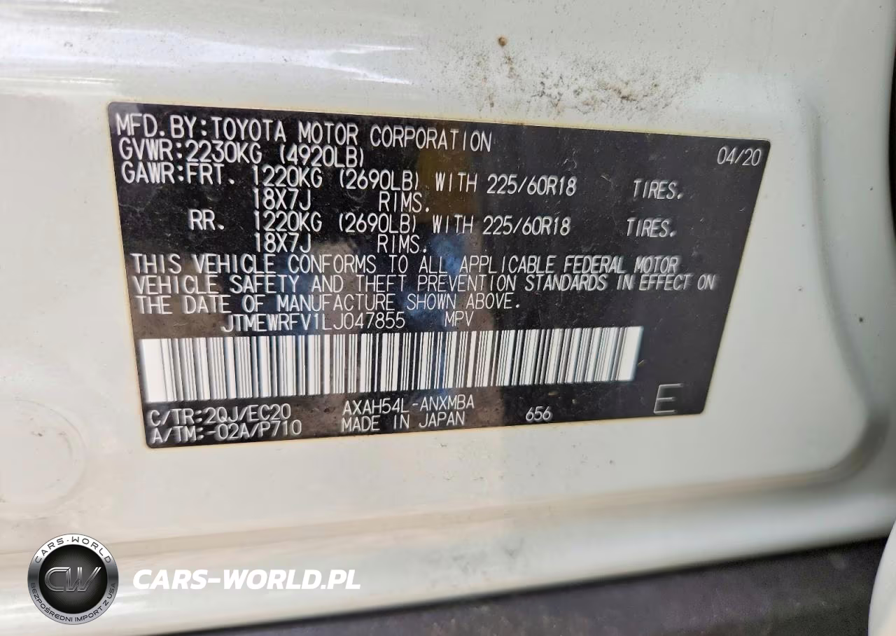 2020 Toyota Rav4 Xse VIN:JTMEWRFV1LJ047855 - 14