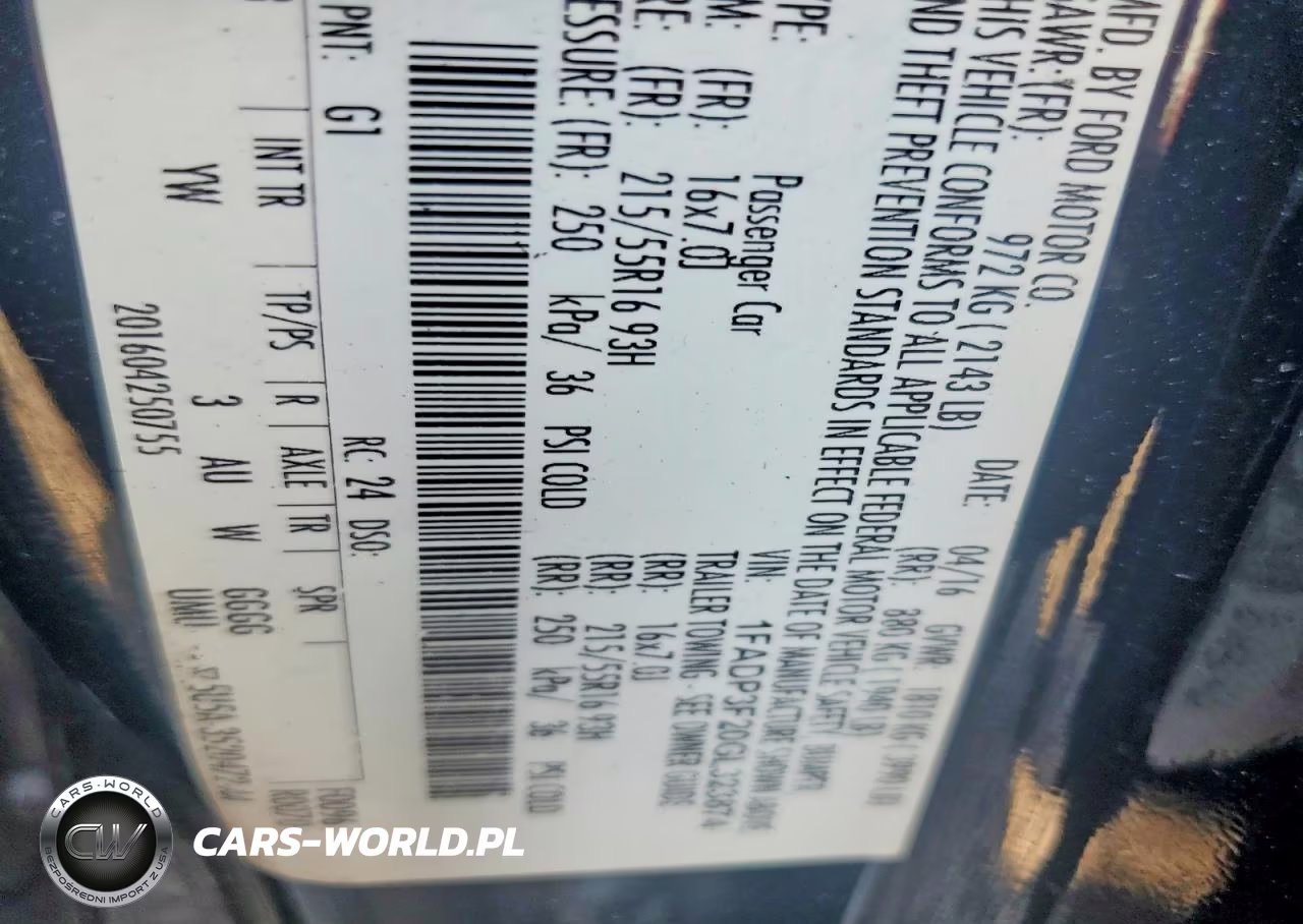 2016 Ford Focus Se VIN:1FADP3F20GL323874 - 12