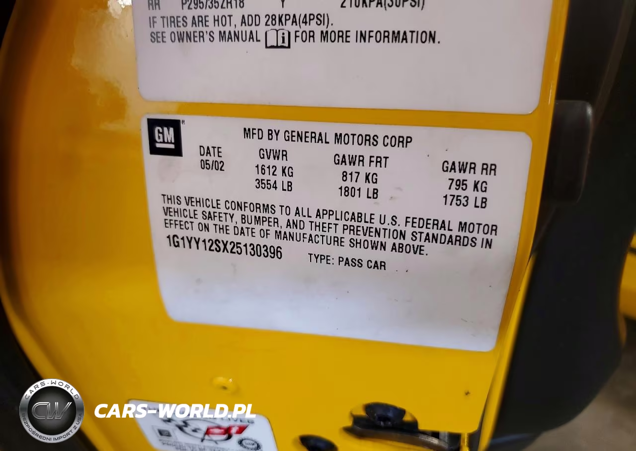 2002 Chevrolet Corvette Z06 VIN:1G1YY12SX25130396 - 12