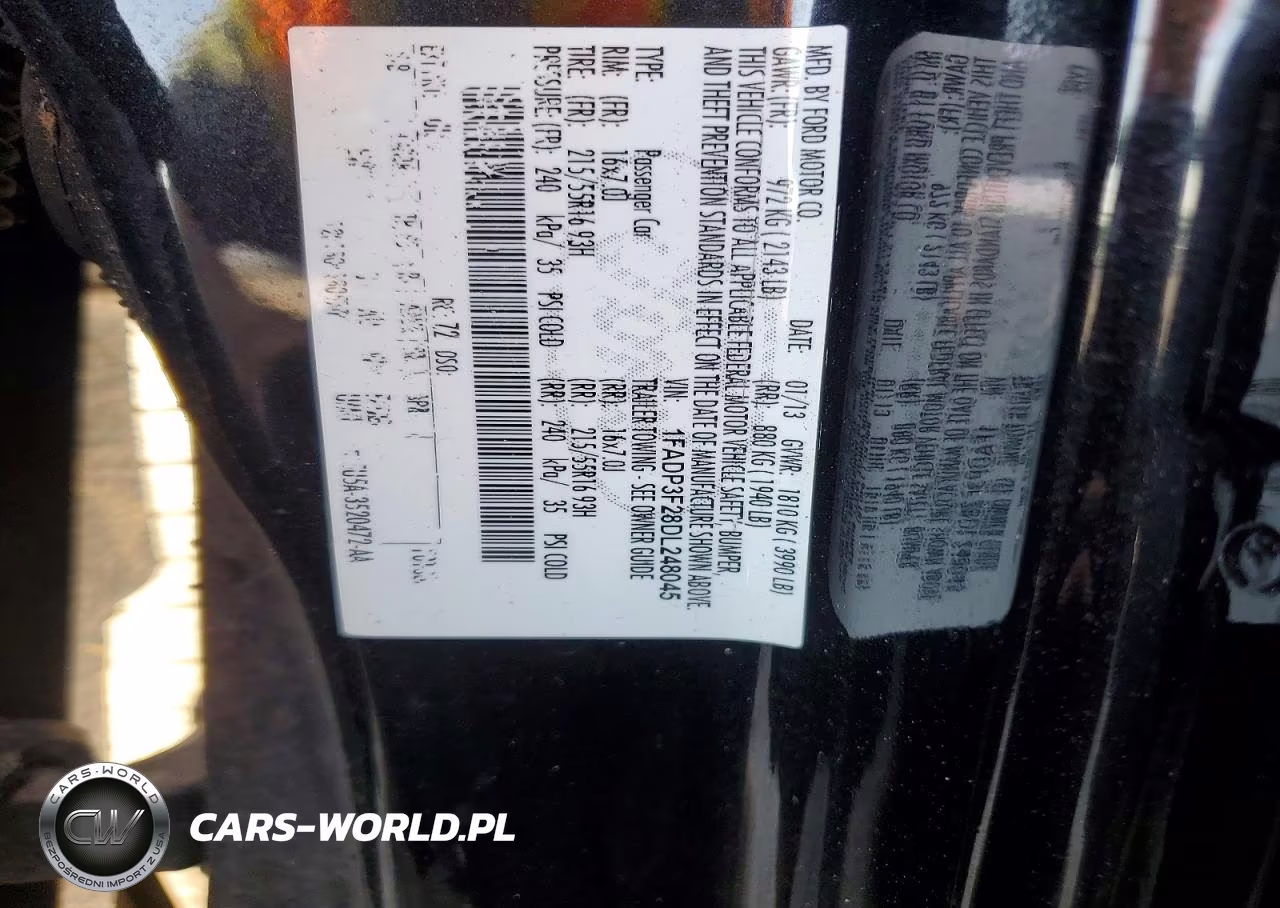 2013 Ford Focus Se VIN:1FADP3F28DL248045 - 12