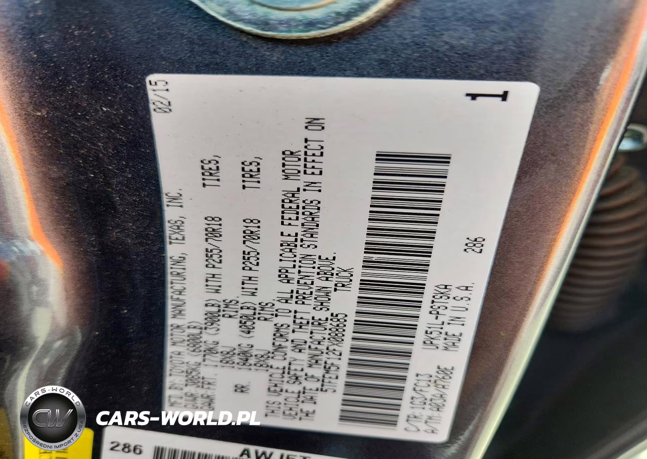 2015 Toyota Tundra Crewmax Sr5 VIN:5TFEM5F12FX088685 - 12