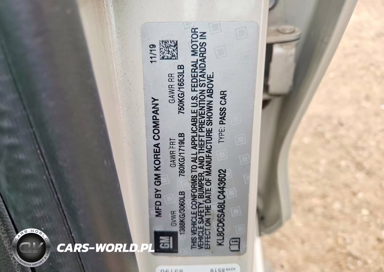 2020 Chevrolet Spark 1Lt VIN:KL8CD6SA8LC443602 - 12