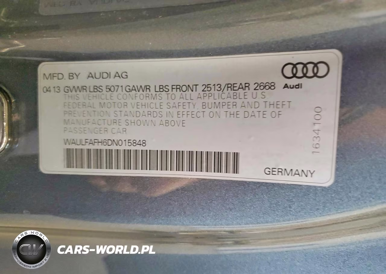 2013 Audi A5 Premium Plus VIN:WAULFAFH6DN015848 - 13