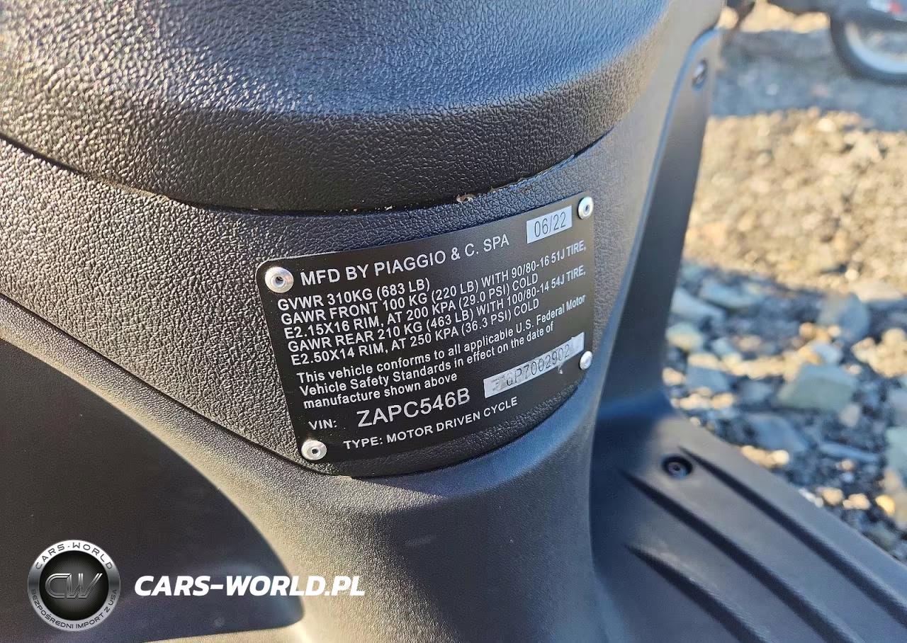 2023 Piaggio Liberty 50 VIN:ZAPC546B6P7002902 - 9