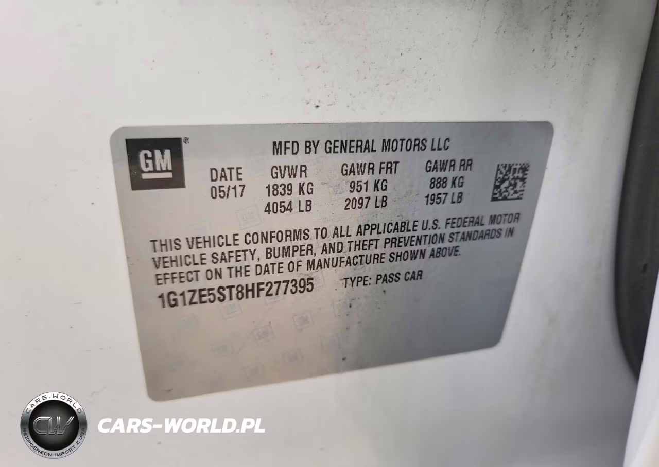 2017 Chevrolet Malibu Lt VIN:1G1ZE5ST8HF277395 - 12