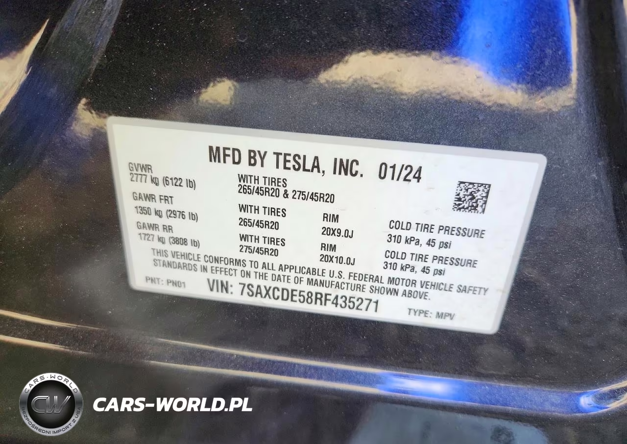 2024 Tesla Model X VIN:7SAXCDE58RF435271 - 13