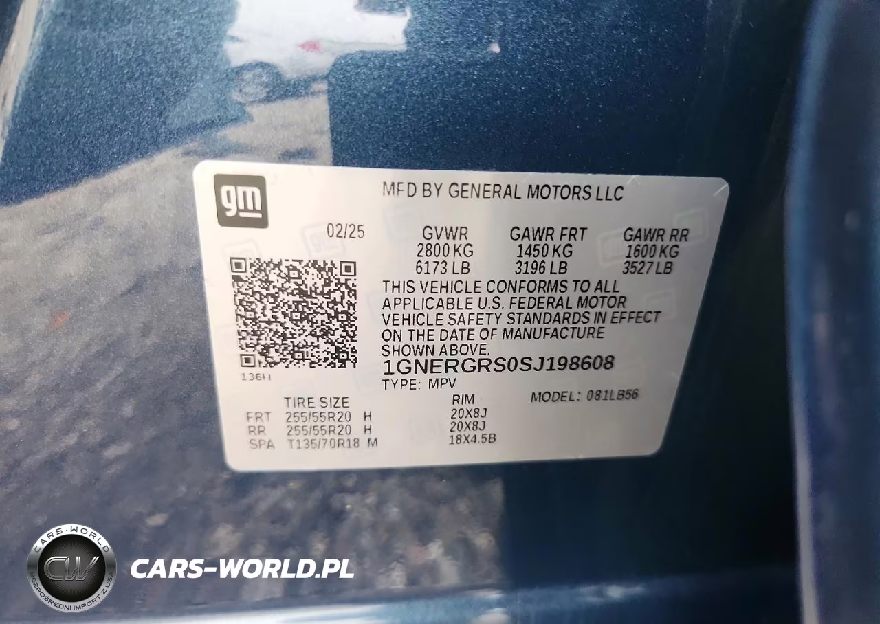 2025 Chevrolet Traverse Lt VIN:1GNERGRS0SJ198608 - 13
