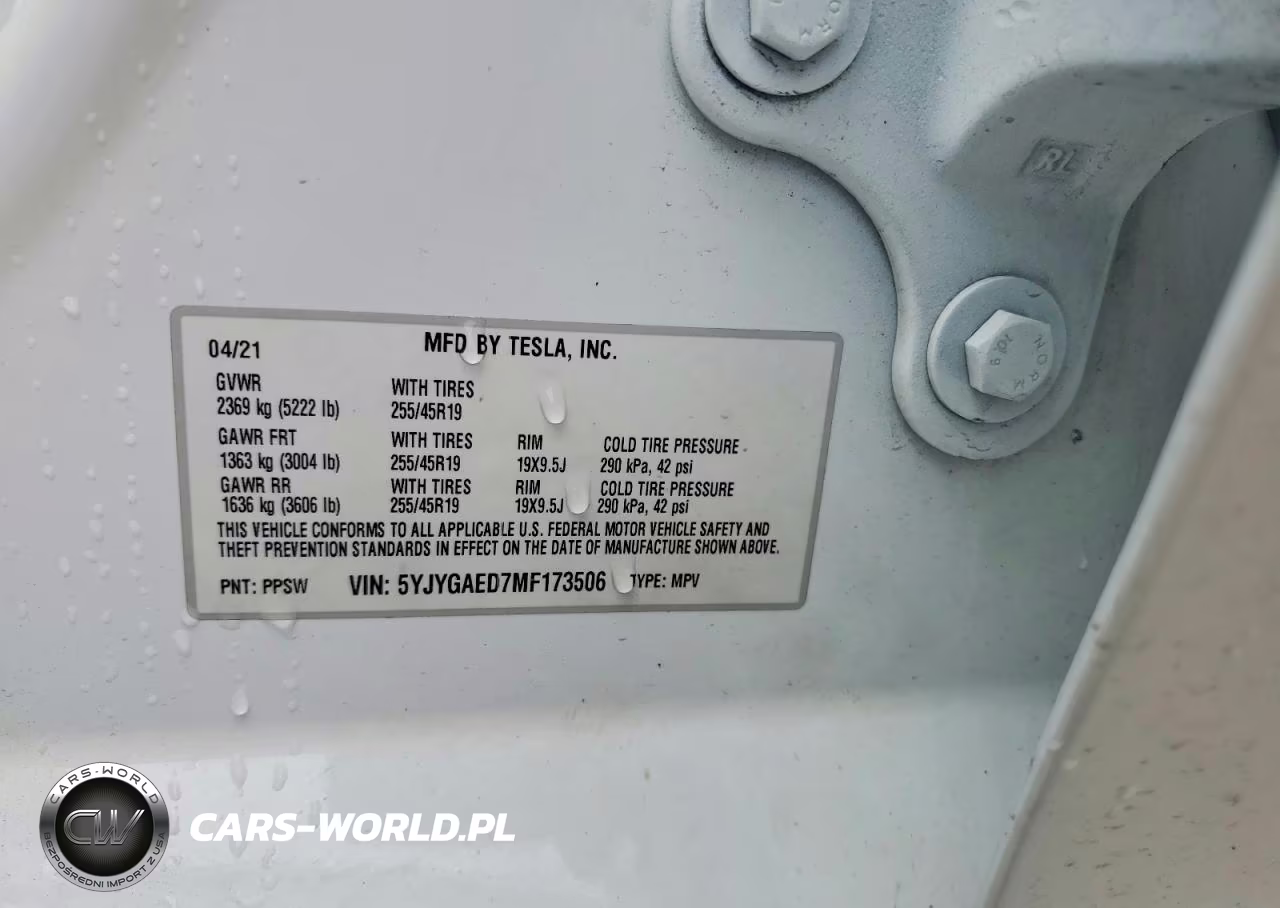 2021 Tesla Model Y VIN:5YJYGAED7MF173506 - 13