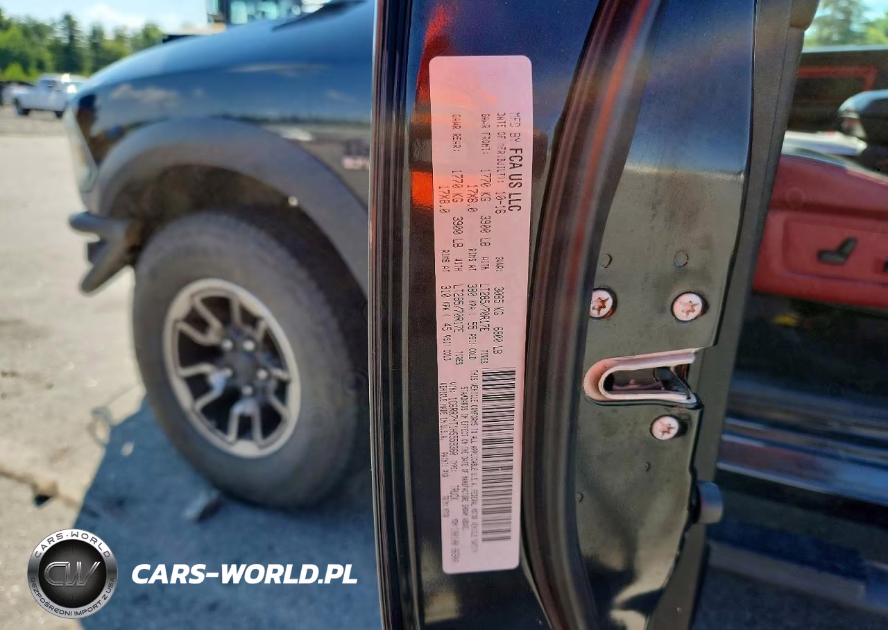 2017 Ram 1500 Rebel VIN:1C6RR7YT1HS559360 - 12