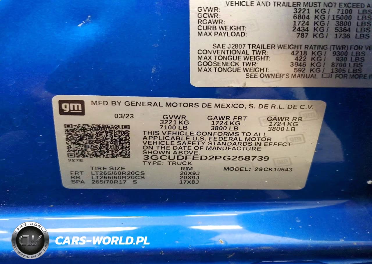 2023 Chevrolet Silverado K1500 Lt Trail Boss VIN:3GCUDFED2PG258739 - 13