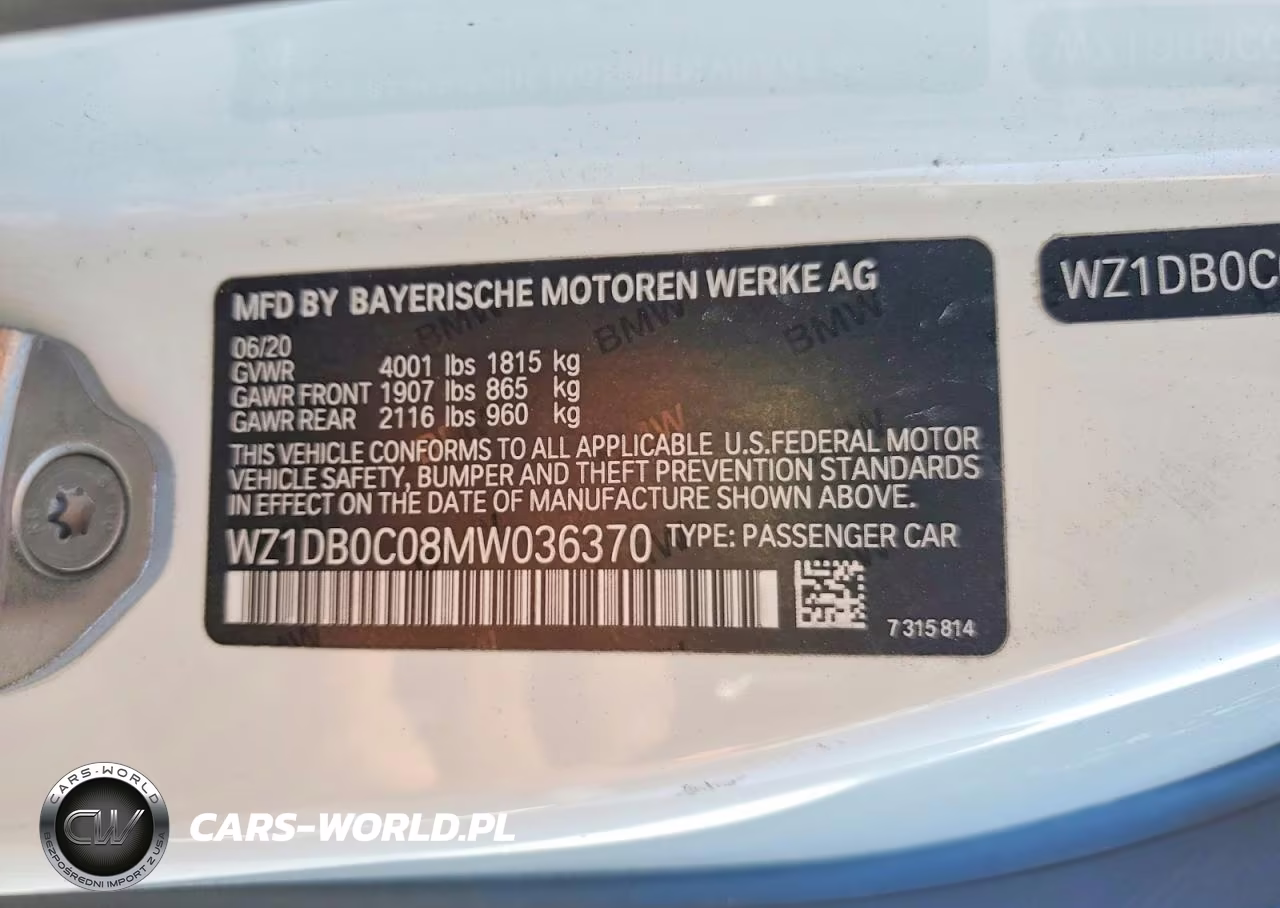 2021 Toyota Gr Supra 3.0 Premium VIN:WZ1DB0C08MW036370 - 12