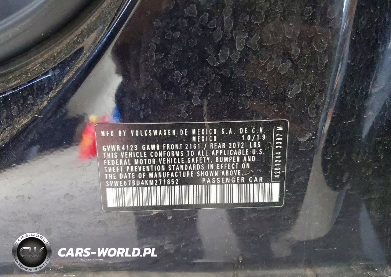 2019 Volkswagen Jetta Sel VIN:3VWE57BU4KM271852 - 12