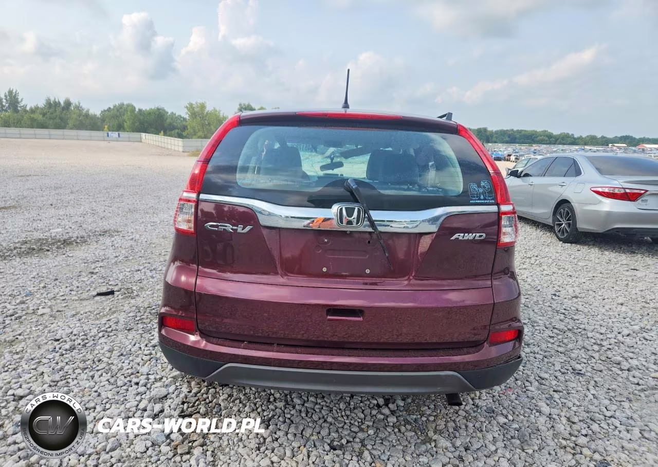 2015 Honda Cr-V Lx VIN:5J6RM4H3XFL064100 - 6