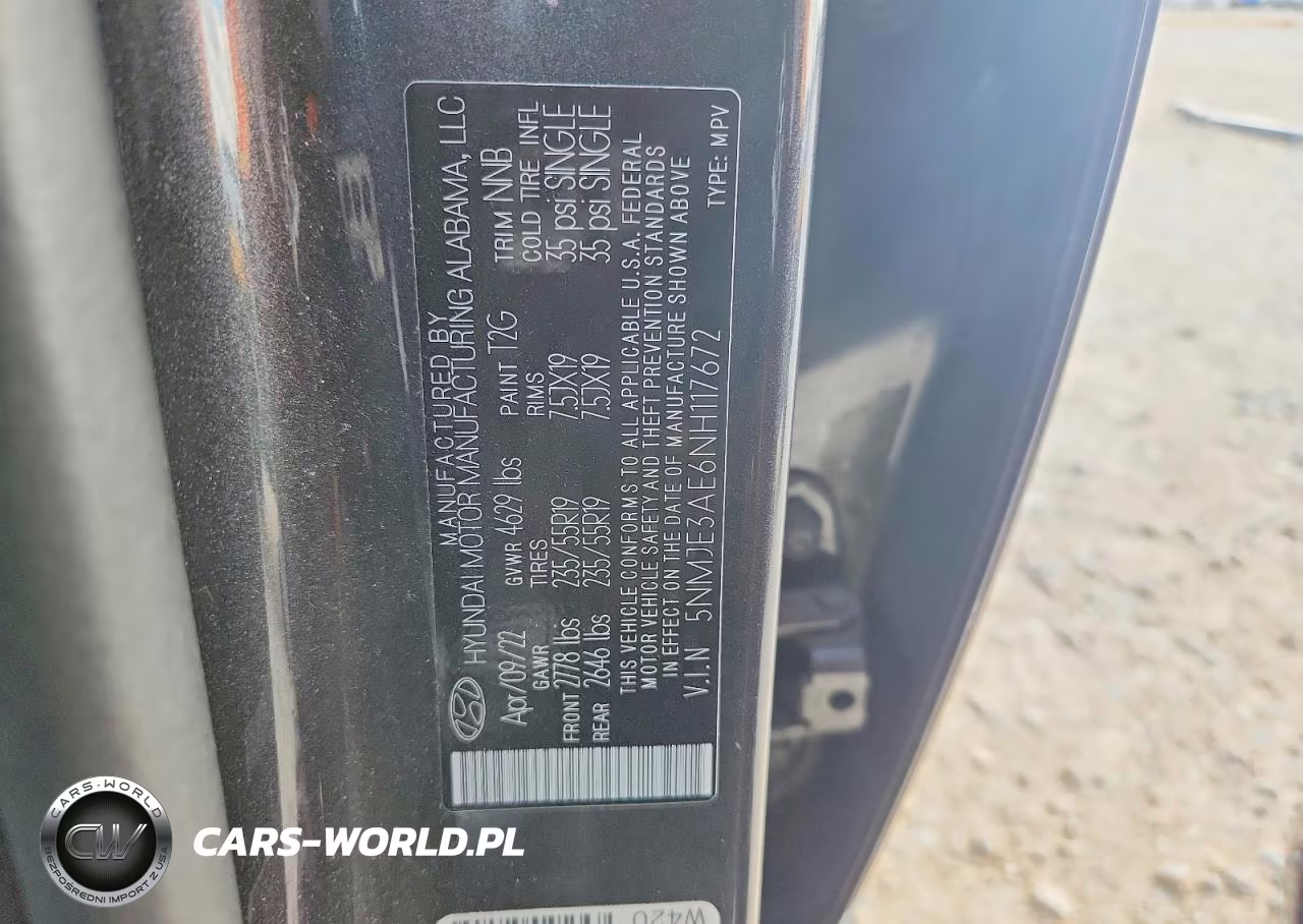 2022 Hyundai Tucson Limited VIN:5NMJE3AE6NH117672 - 13