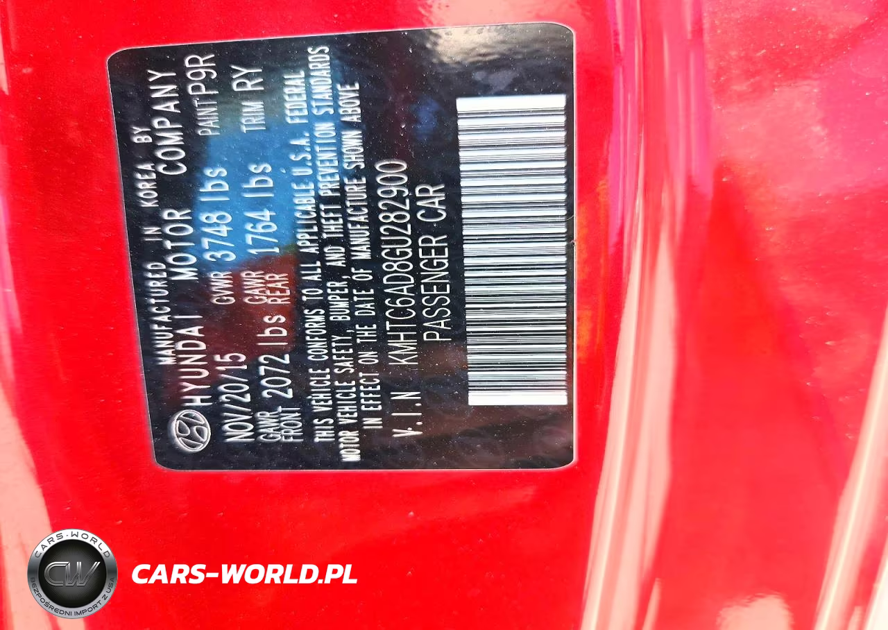 2016 Hyundai Veloster Base VIN:KMHTC6AD8GU282900 - 12