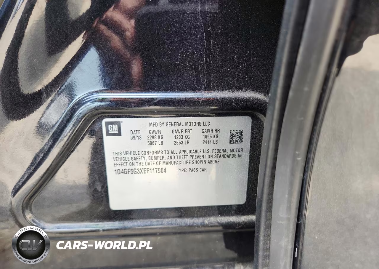 2014 Buic Lacrosse Premium Ii VIN:1G4GF5G3XEF117904 - 12