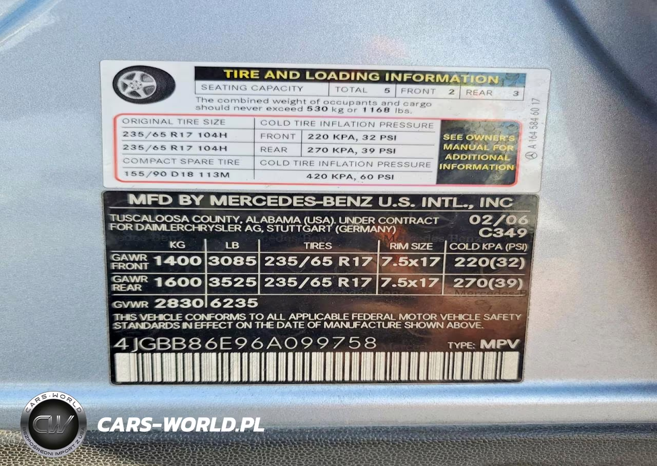 2006 Mercedes-Benz Ml 350 VIN:4JGBB86E96A099758 - 13