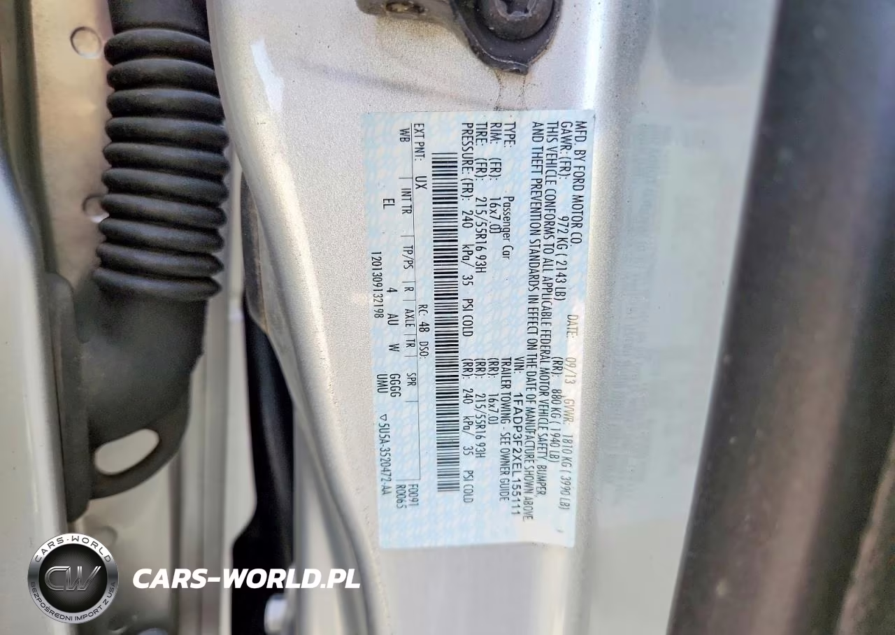 2014 Ford Focus Se VIN:1FADP3F2XEL155111 - 12
