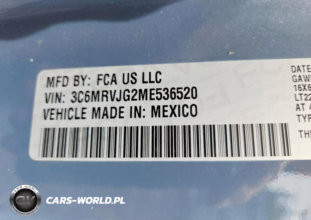 2021 Ram Promaster 3500 Delivery Van VIN:3C6MRVJG2ME536520 - 13