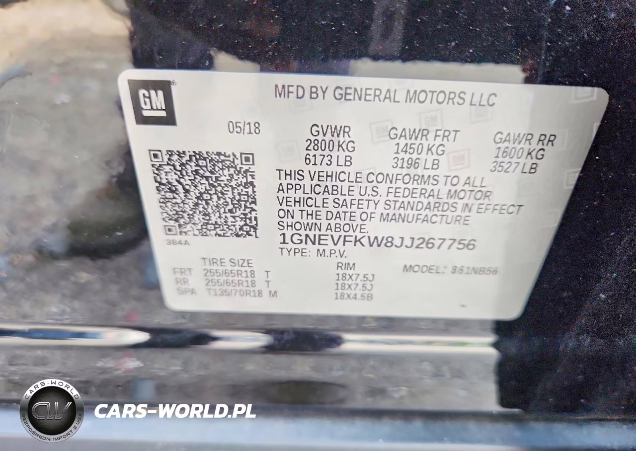 2018 Chevrolet Traverse Ls VIN:1GNEVFKW8JJ267756 - 13