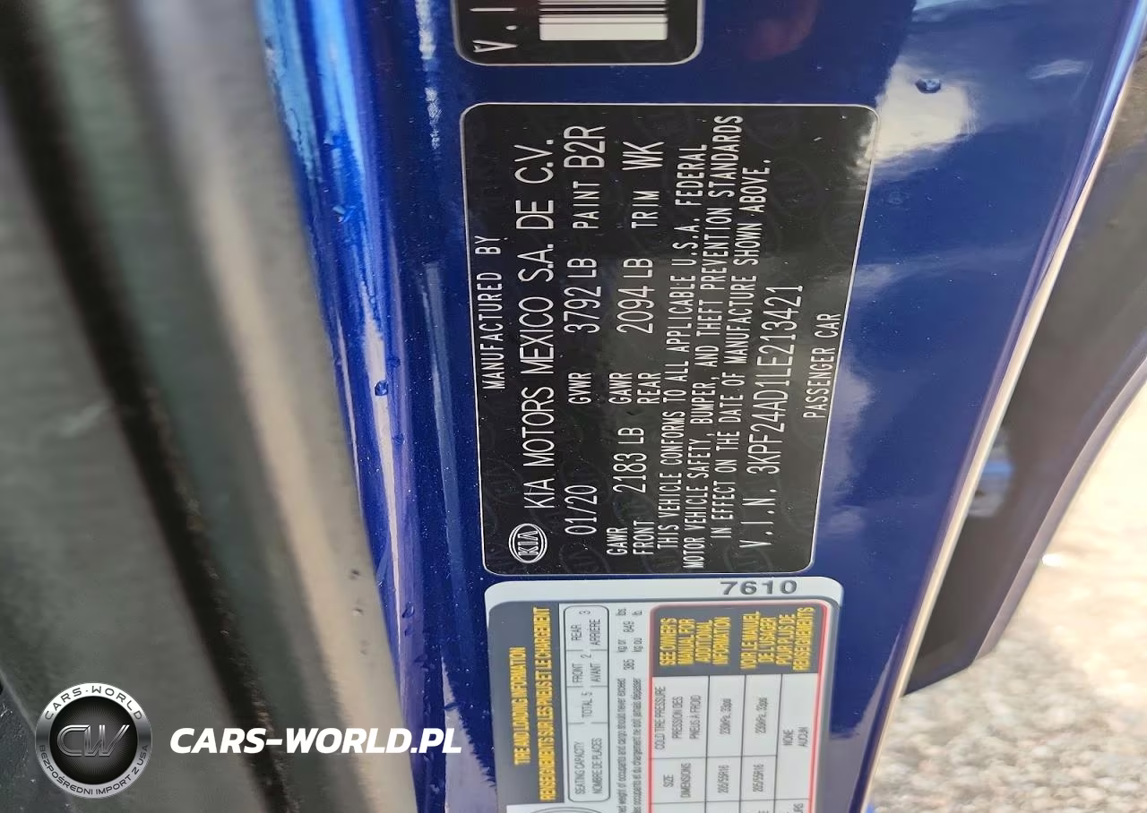 2020 Kia Forte Lxs VIN:3KPF24AD1LE213421 - 12