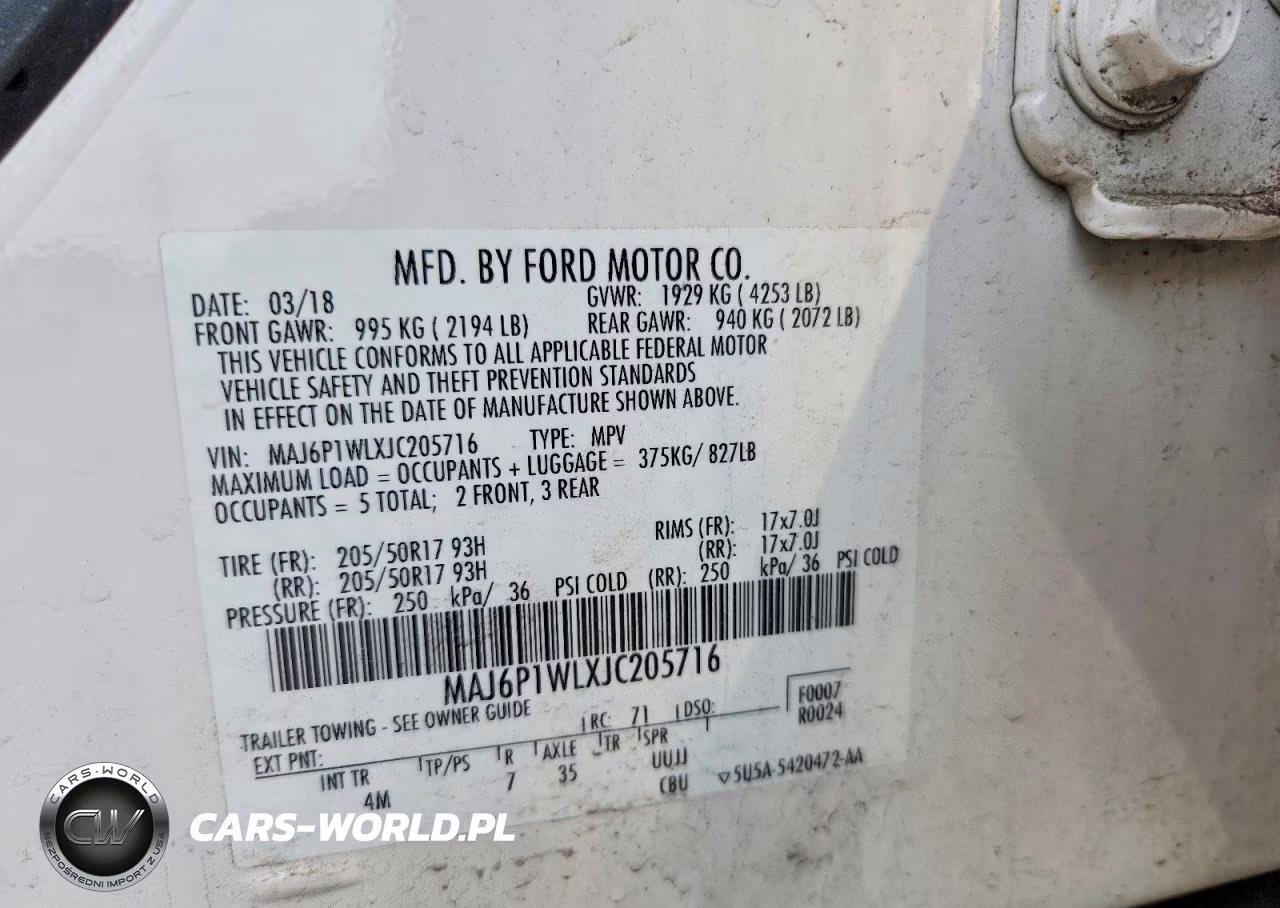 2021 Ford Ecosport Titanium VIN:MAJ6P1WLXJC205716 - 13