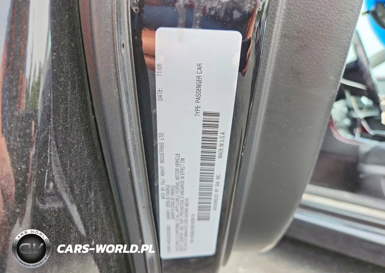 2007 Subaru Legacy Gt Limited VIN:4S3BL676874209115 - 12