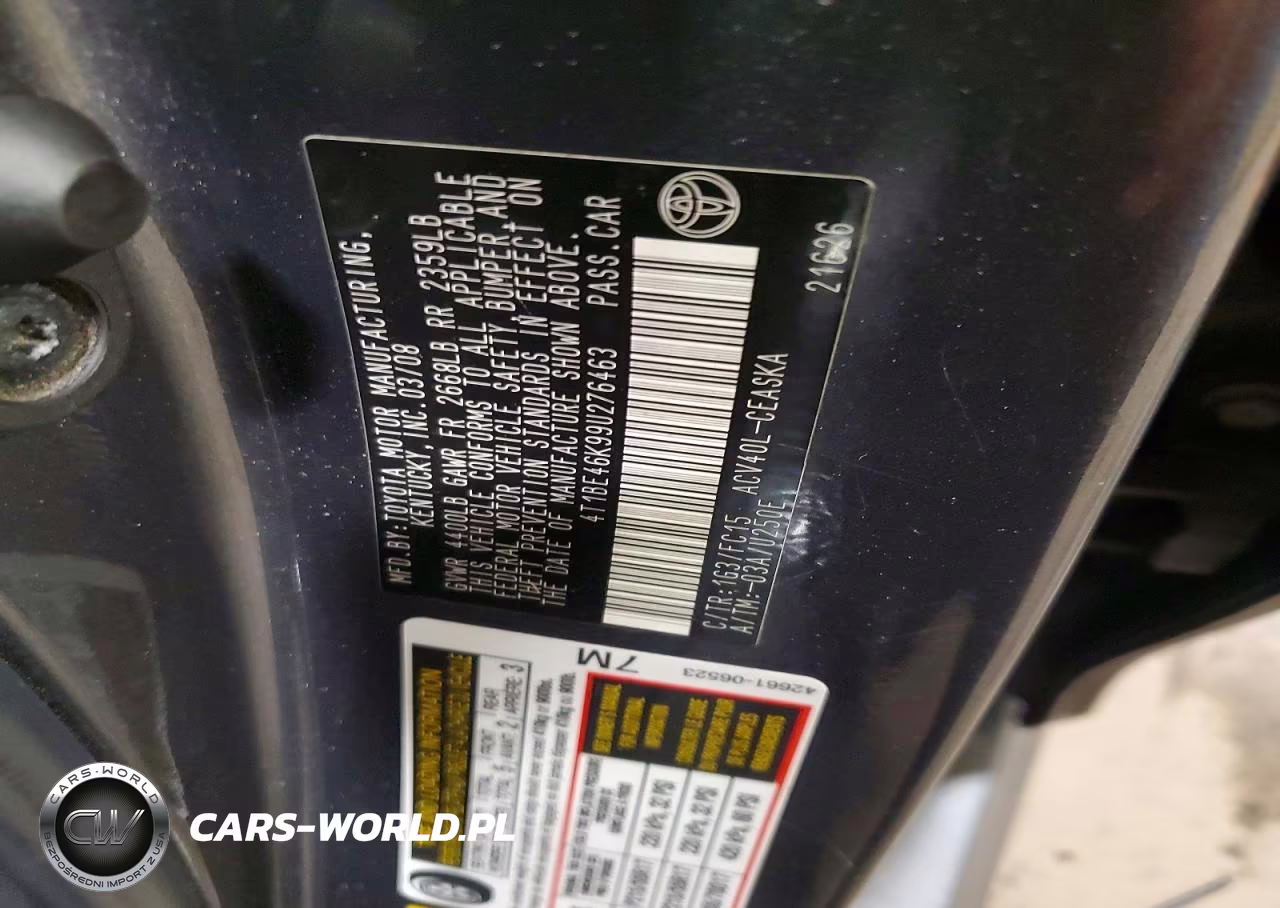 2009 Toyota Camry Se VIN:4T1BE46K99U276463 - 13