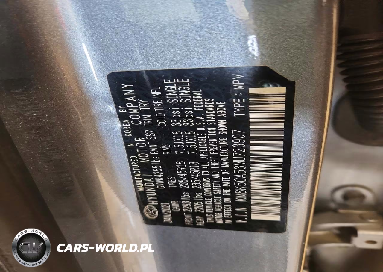 2021 Hyundai Kona Ultimate VIN:KM8K5CA53MU723907 - 13